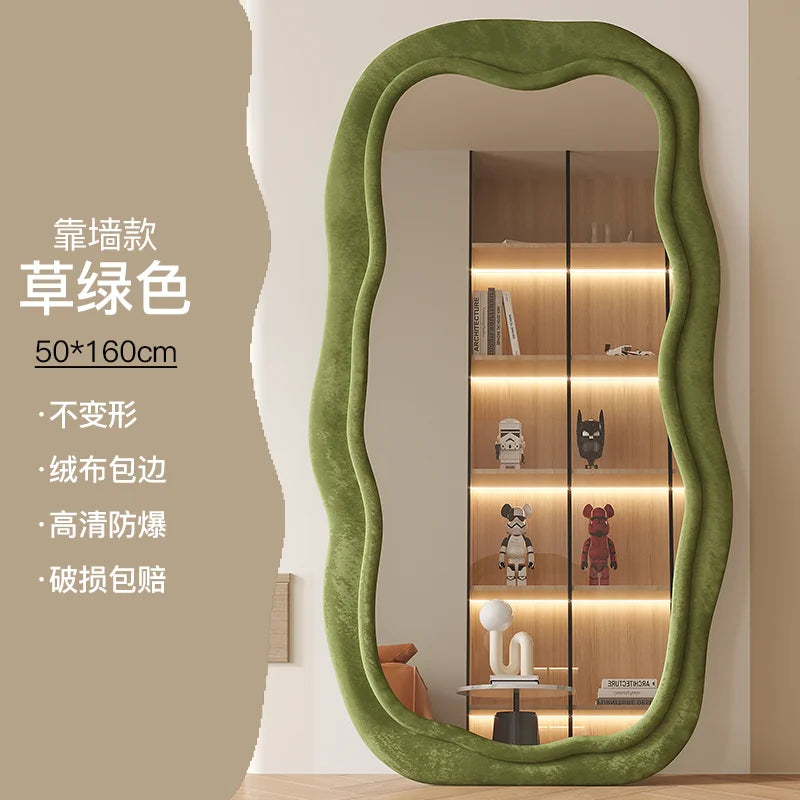 Decoration Bedroom Design Flower Nose Mirror Full Length Mirrors Home Deco Decorations Living Room Decor Wall Espejos Interior
