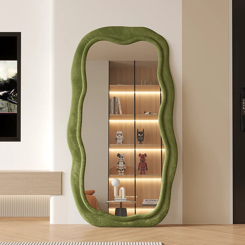 Decoration Bedroom Design Flower Nose Mirror Full Length Mirrors Home Deco Decorations Living Room Decor Wall Espejos Interior