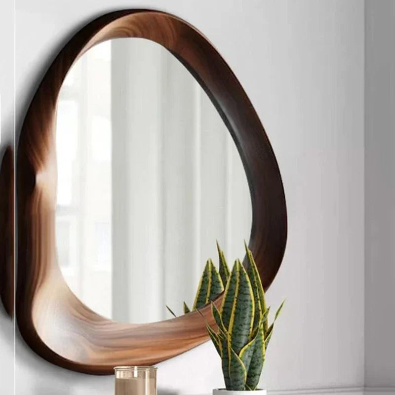 Floor Mirrors Modern Home Ornaments For Living Room Wall Art Large Mirror Arts Aesthetic Vintage Bathroom Light Led Espelho Big