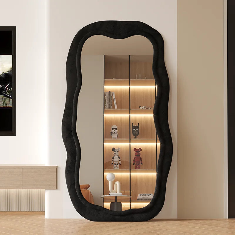 Decoration Bedroom Design Flower Nose Mirror Full Length Mirrors Home Deco Decorations Living Room Decor Wall Espejos Interior