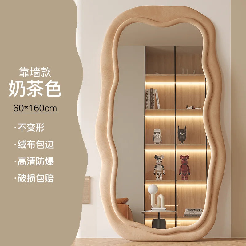 Decoration Bedroom Design Flower Nose Mirror Full Length Mirrors Home Deco Decorations Living Room Decor Wall Espejos Interior