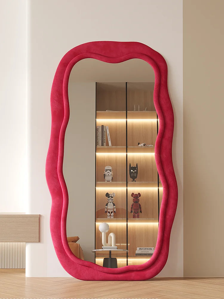 Decoration Bedroom Design Flower Nose Mirror Full Length Mirrors Home Deco Decorations Living Room Decor Wall Espejos Interior