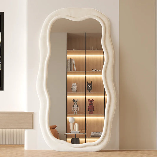 Decoration Bedroom Design Flower Nose Mirror Full Length Mirrors Home Deco Decorations Living Room Decor Wall Espejos Interior