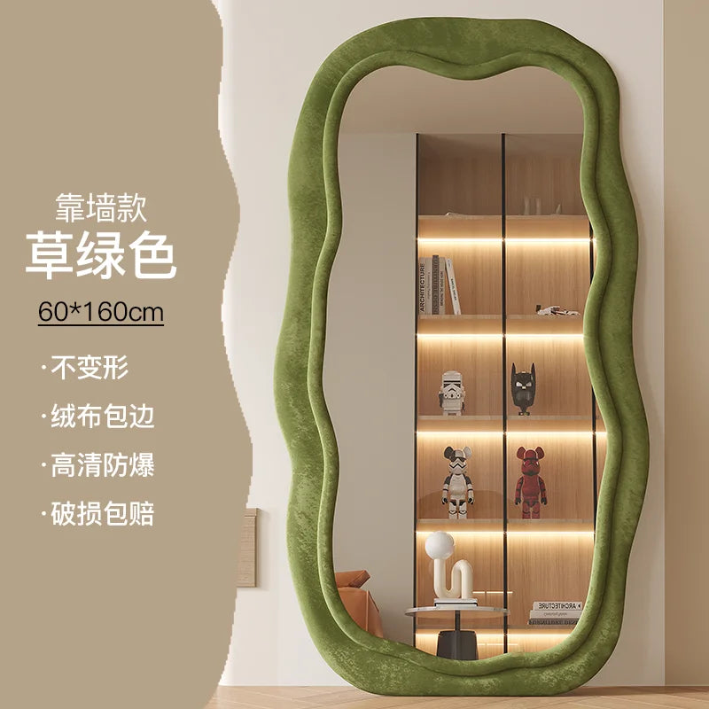 Decoration Bedroom Design Flower Nose Mirror Full Length Mirrors Home Deco Decorations Living Room Decor Wall Espejos Interior