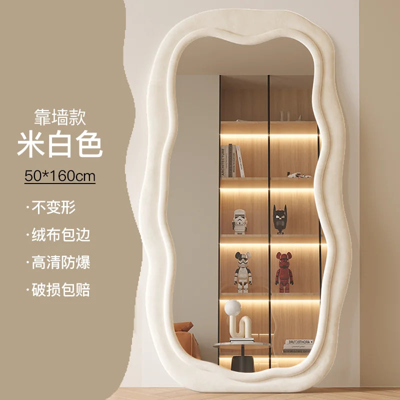 Decoration Bedroom Design Flower Nose Mirror Full Length Mirrors Home Deco Decorations Living Room Decor Wall Espejos Interior
