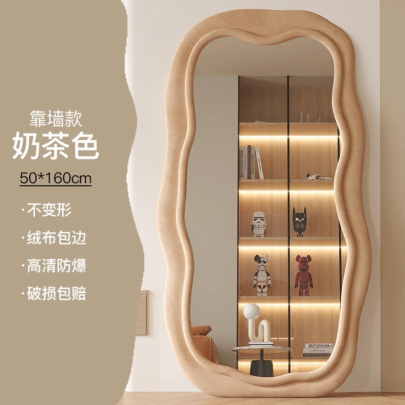 Decoration Bedroom Design Flower Nose Mirror Full Length Mirrors Home Deco Decorations Living Room Decor Wall Espejos Interior