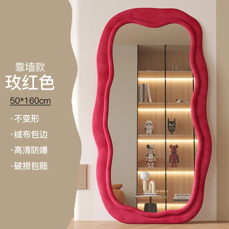 Decoration Bedroom Design Flower Nose Mirror Full Length Mirrors Home Deco Decorations Living Room Decor Wall Espejos Interior