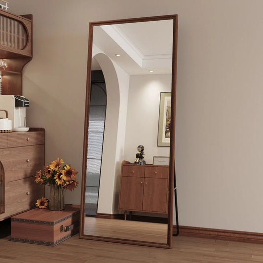 Customizable full body retro floor mirror home