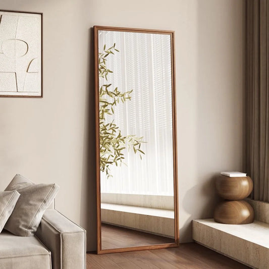 Customizable full body retro floor mirror home