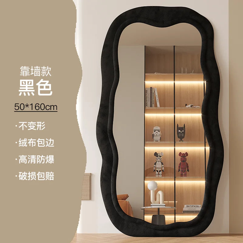 Decoration Bedroom Design Flower Nose Mirror Full Length Mirrors Home Deco Decorations Living Room Decor Wall Espejos Interior